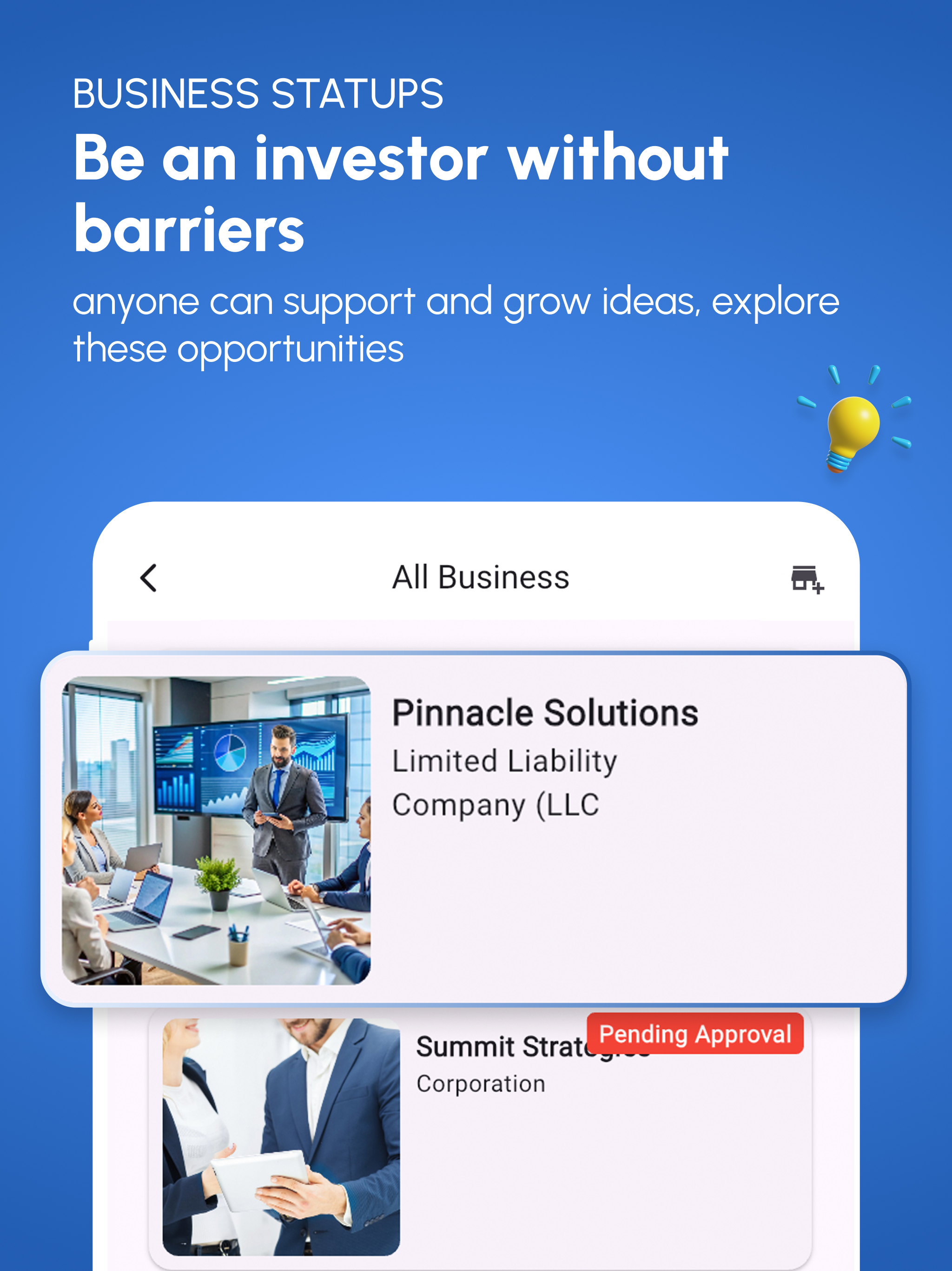 Feedback from Investors